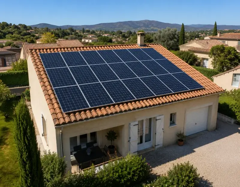 Prime à l'autoconsommation panneaux solaires Les Pilles — aide financière de l'État